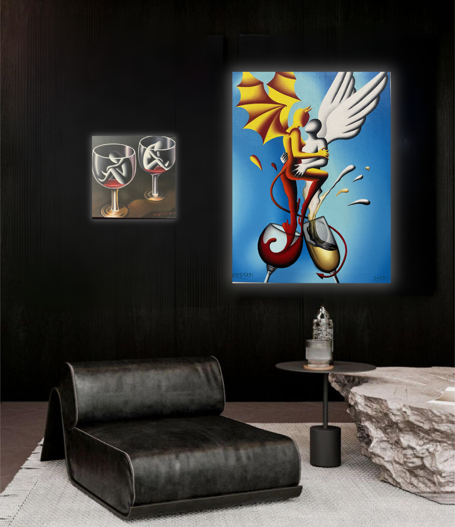 pleasure to meet you kostabi