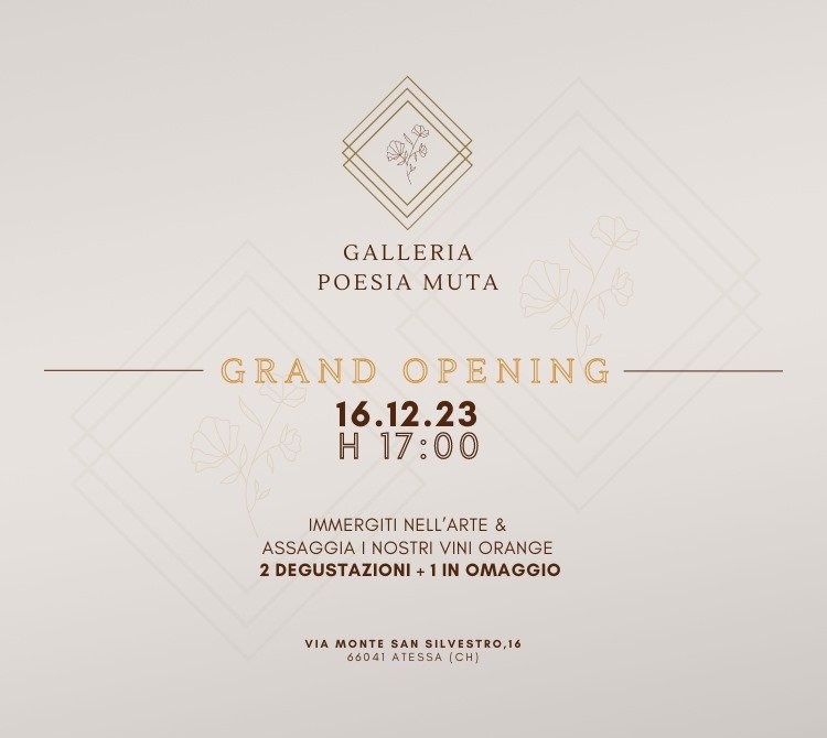 Inaugurazione Galleria