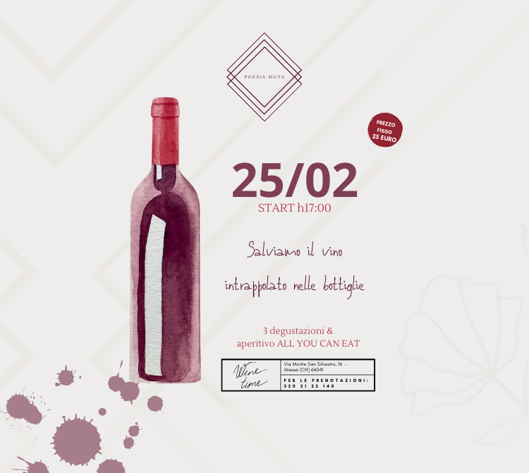 Salviamo il vino intrappolato nelle bottiglie