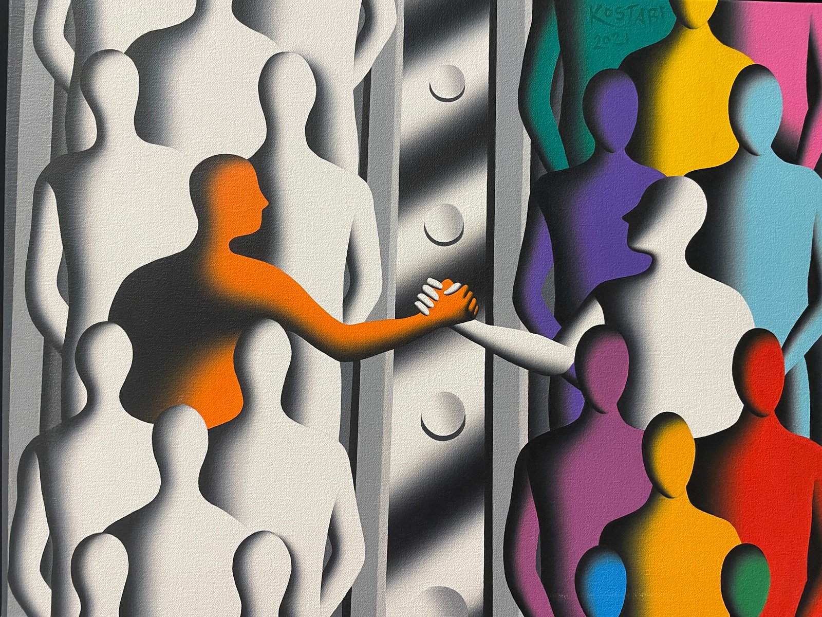 Across the Aisle kostabi